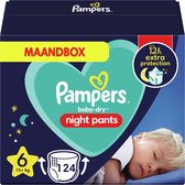 Pampers Night Pants Luierbroekjes - Maat 6 - Maandbox - 124 Luierbroekjes