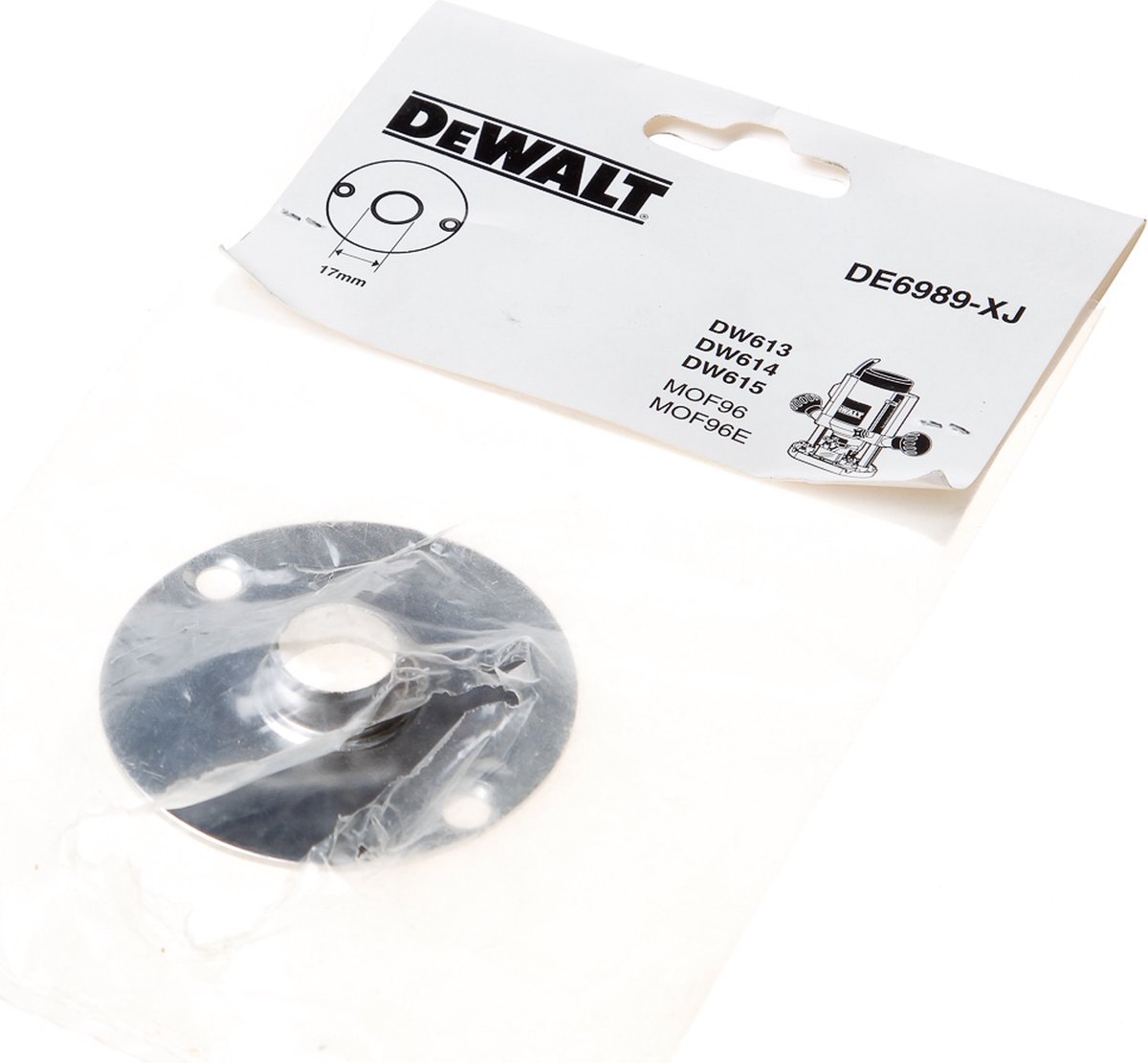 DeWALT DE6989 17mm kopieerring voor bovenfrees DW614 / DW615 / D26203 /  D26204 | bol.com