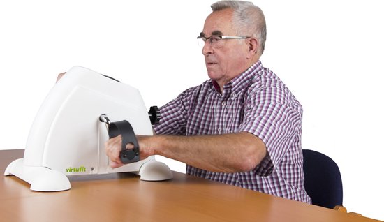 Stoelfiets - VirtuFit V4 Bureaufiets - Met Computer - Instelbare weerstand - Hometrainer