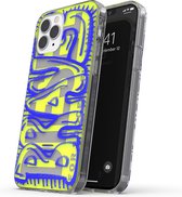 Diesel - Snap Case Clear iPhone 12 Pro Max - blauw