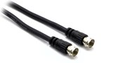 G&BL VL505 coax-kabel 5 m F Zwart