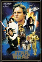 Grupo Erik Star Wars Classic 40 Anniversary Heroes  Poster - 61x91,5cm