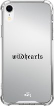 Spiegelhoesje geschikt voor Apple iPhone Xr - Wildhearts Black - Mirror Case