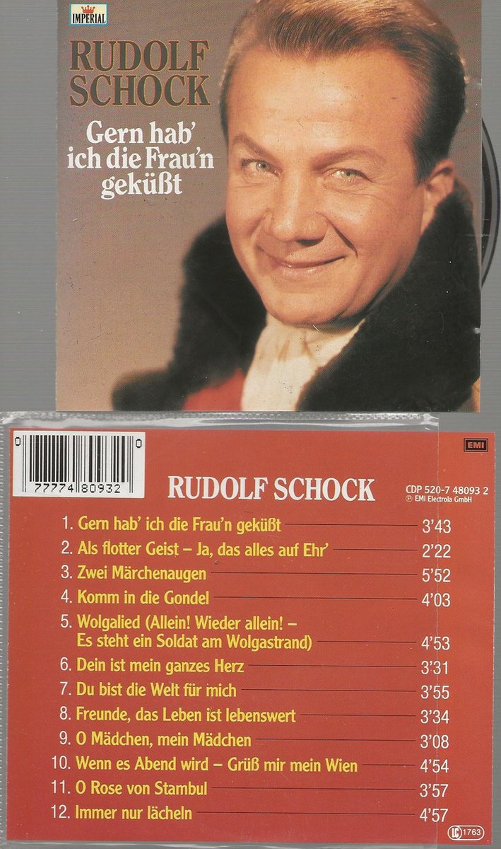 RUDOLF SCHOCK - GERN HAB' ICH DIE FRAU'N GEKÜSST
