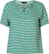 ES&SY - Blouse - Green/Multi-Colour - maat 46