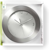 Nedis CLWA011MT35AL Ronde Wandklok Diameter 35 Cm Roestvrij Staal