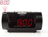 Nedis CLAR005BK Digitale Wekkerradio Met Display Led Van 0,9" Fm Dubbel Alarm Sluimeren