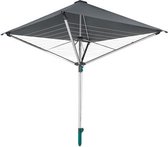 Leifheit 82100 LinoProtect 400 Droogmolen met Dak Zilver/Grijs