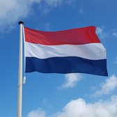Beenmerg retort Verbeelding NR 110+52: Vlag Nederland 120x180cm marineblauw (Nederlandse vlag) + oranje  wimpel 205... | bol.com
