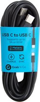 GrabNGo Gng Laadk. Usb-c>usb-c 2m Zwart