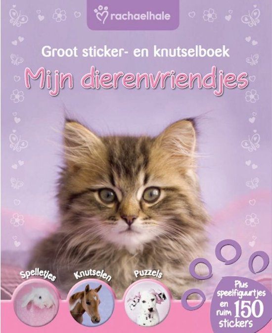 Cover van het boek 'Mijn dierenvriendjes, groot sticker- en knutselboek'