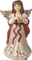 Goebel - Kerst | Decoratief beeld / figuur Engel Warm kaarslicht | Aardewerk - 26cm