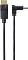 Renkforce DisplayPort Aansluitkabel DisplayPort stekker, DisplayPort stekker 2.00 m Zwart SP-9163792 Vergulde steekcont