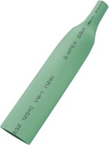 TRU COMPONENTS 1565145 Krimpkous zonder lijm Groen 25 mm 12.50 mm Krimpverhouding:2:1 5 m