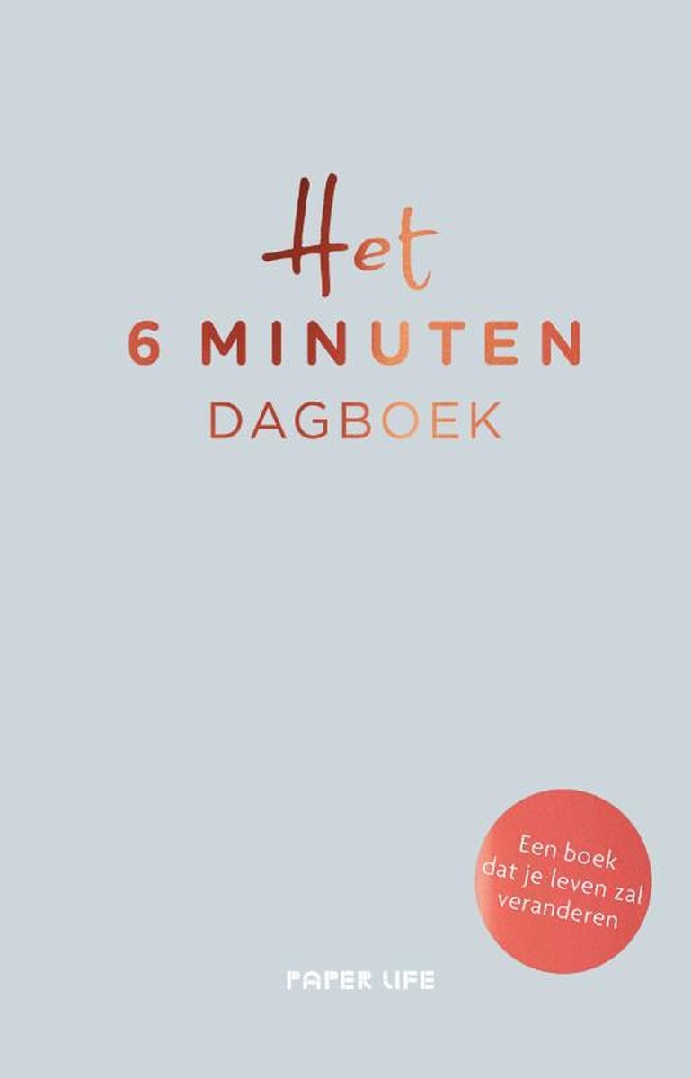 Het 6 minuten dagboek - Blauw - Dominik Spenst