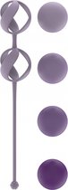 Love Story - Vervangbare Vaginale Ballen Set - 100% Silicone - Valkyrie - Paars
