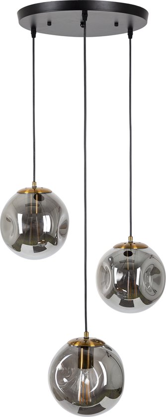 Orbs hanglamp 3-lichts rond Ø20cm