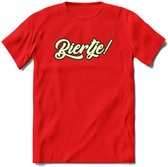 Biertje! T-Shirt | Bier Kleding | Feest | Drank | Grappig Verjaardag Cadeau | - Rood - XXL