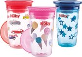 Nuby 360° Wonder Cup Uit Tritan 300ml Roze