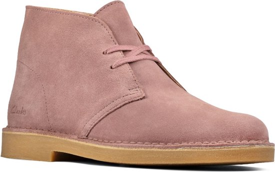 Clarks - Dames schoenen - Desert Boot 2 - D - Roze - maat 4 | bol.com