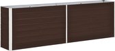 Everest Plantenbak verhoogd 240x40x77 cm gegalvaniseerd staal bruin