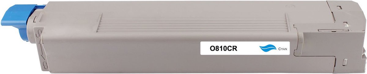 Oki 44059107 Toner Cartridge Cyaan - 8000 Pagina's - Huismerk Compatible - 44059107 alternatief - Oki inktcartridge - OKI C830 Oki C810 Okidata C810 C830 - 44059107 compatible