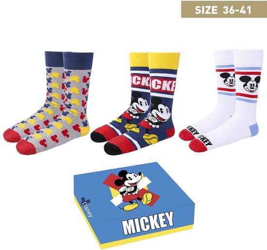 Medicinaal Onderhandelen Zeestraat Disney Mickey Mouse Sokken Giftbox - Maat 40-46 | bol.com