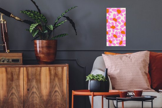Affiche Bloem - Rose - Motifs - 20x40 cm