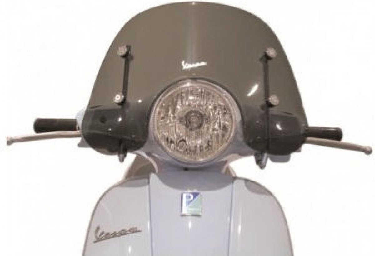 Windscherm Vespa LX smoke Laag 32cm Origineel inclusief bevestigingsmaterialen