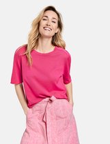 GERRY WEBER Dames Trui met 1/2-mouwen, organic cotton