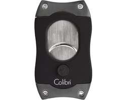 Sigarenknipper Colibri S-Cut zwart - gun metal