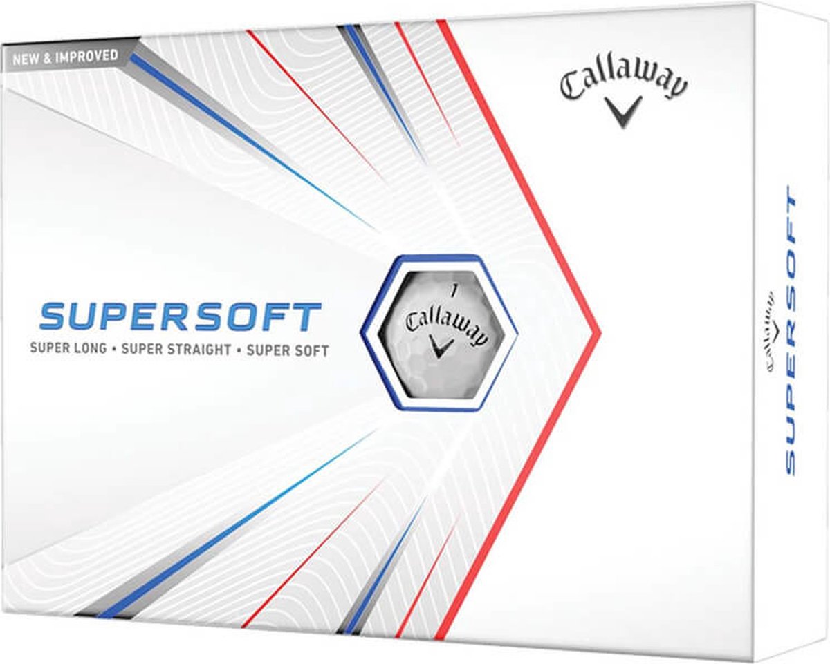 Callaway SuperSoft 2021 Golfballen - Wit - 12 Stuks
