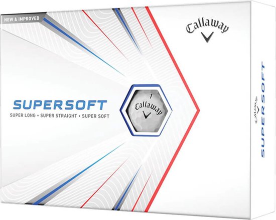 Callaway SuperSoft 2021 Golfballen - Wit - 12 Stuks