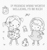 Million Dollar Friends Clear Stamps (RAM-014)