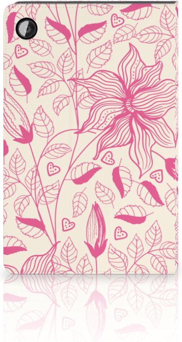 Samsung Galaxy Tab A8 2021/2022 Tablet Cover Pink Flowers