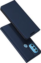 Dux Ducis - Telefoonhoesje geschikt voor Motorola Moto G71 5G - Skin Pro Book Case - Blauw