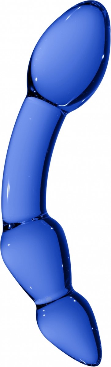 Goedkoopste Chrystalino Superior Glazen Dildo - Blauw