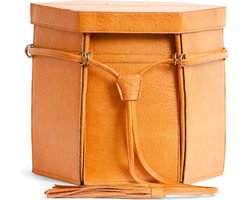 MUUD - Evita XL - Luxe Lederen Hobbytas - Whisky