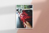 Poster Ferrari #6  - 100x140cm - Premium Museumkwaliteit - Uit Eigen Studio HYPED.®