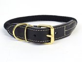 Duvo+ forest halsband l - 51-59cm/14mm zwart