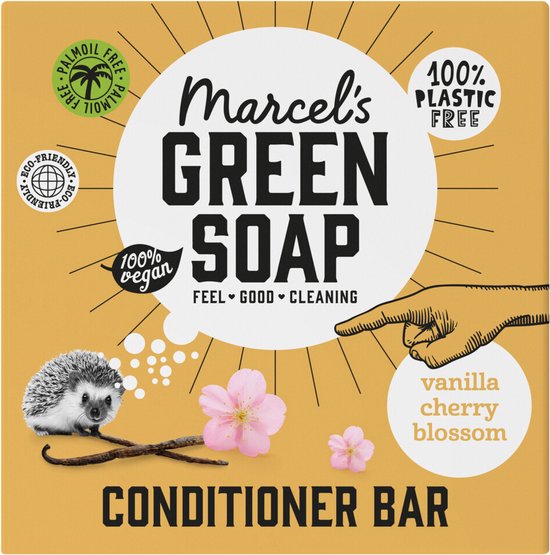 Marcel's Green Soap Conditioner Bar Vanilla & Cherry Blossom 60 gr