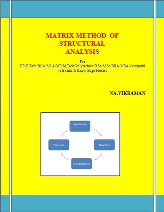 MATRIX METHOD OF STRUCTURAL ANALYSIS (ebook), Na.VIKRAMAN ...