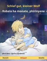 Sefa Bilinguale Bilderbücher - Schlaf gut, kleiner Wolf – Robala ha monate, phirinyane (Deutsch – Sesotho)