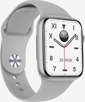 Smartwatch Rankos DT7 PRO- Sporthorloge - Smartwatch Dames & Heren - Grijs siliconen bandje - Hartslagmeter - Bloeddrukmeter - 15 Sports mode - Bloedzuurstofmeter - Slaapmonitor -