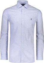 Polo Ralph Lauren  Overhemd Blauw Aansluitend - Maat UK16.5-EU42 - Heren - Never out of stock Collectie - Katoen