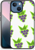 Smartphone Hoesje geschikt voor iPhone 13 mini TPU Bumper met Zwarte rand Druiven