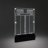 Tableau de bord lumineux acrylique Dartshopper
