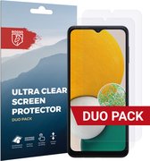 Rosso Clear Screen Protector Duo Pack Geschikt voor Samsung Galaxy A13 5G/A04s Ultra