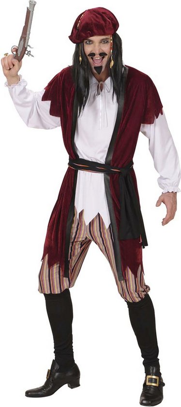slijm schaduw Zijdelings Pirates Of The Carribean Kostuum | Caribische Piraat Jack Sparrow Kostuum  Man | Small... | bol.com
