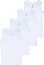 Gami 4 pack basic jongens hemd Wit 116